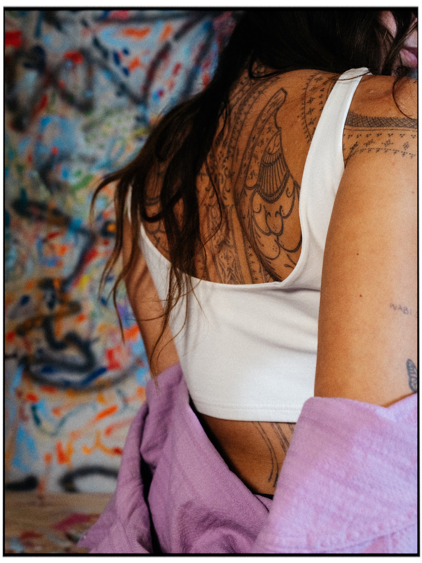 Black Bear Brand WOMAN - LAVENDER Embroidery... Western P-Snap Shirt