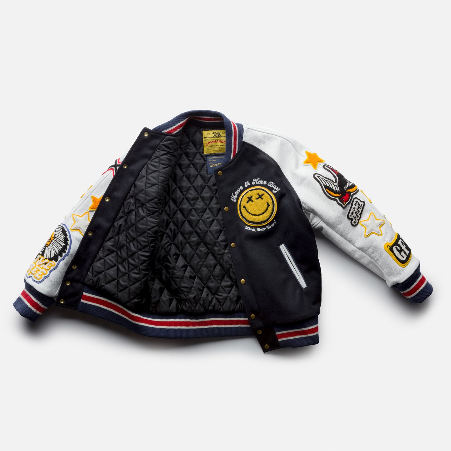 Black Bear Brand ART Edition - Chain Stitched... Stadium Jacket