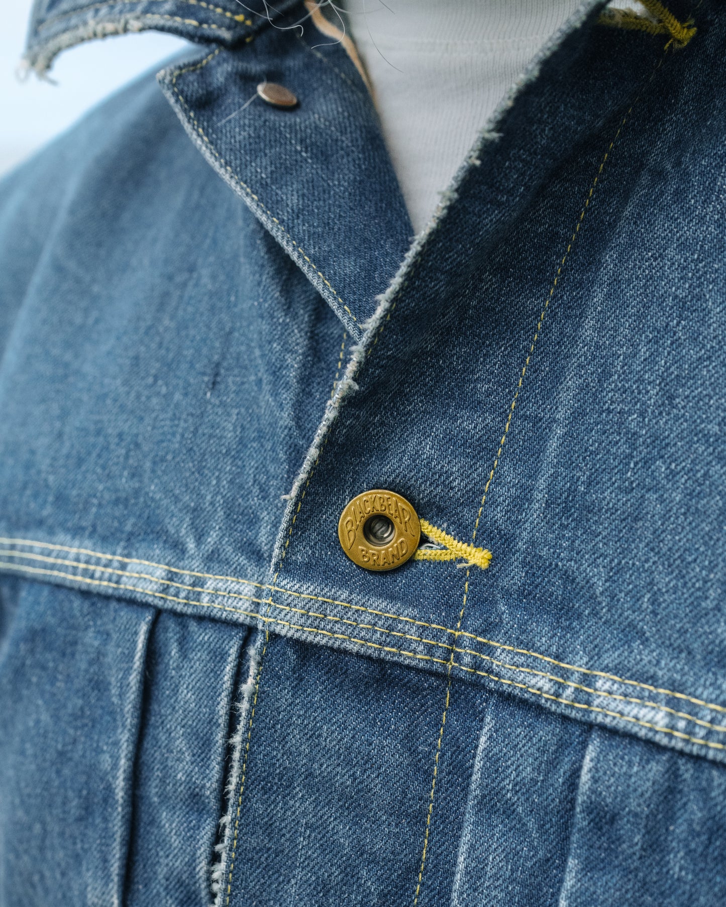 the Sun WASHED - Black Bear Brand ONE Jean Jacket (gen-2)