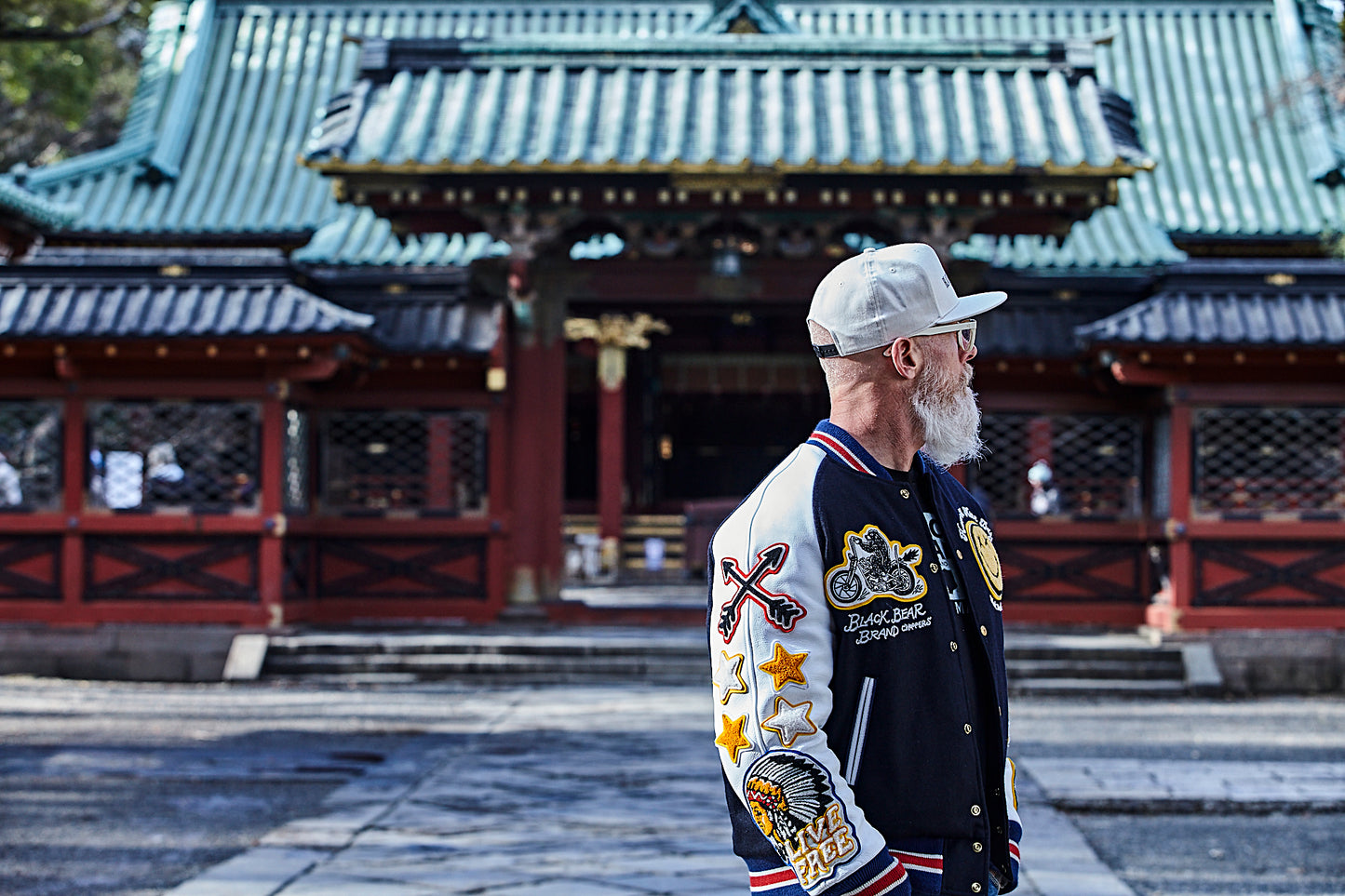 Black Bear Brand ART Edition - Chain Stitched... Stadium Jacket