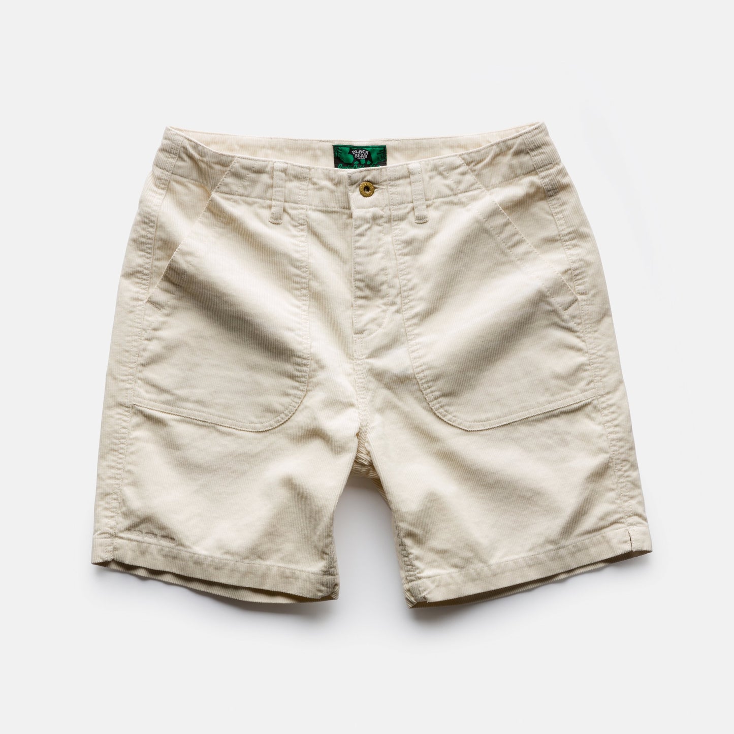 the Black Bear Brand コーデュロイショーツ Washed IVORY