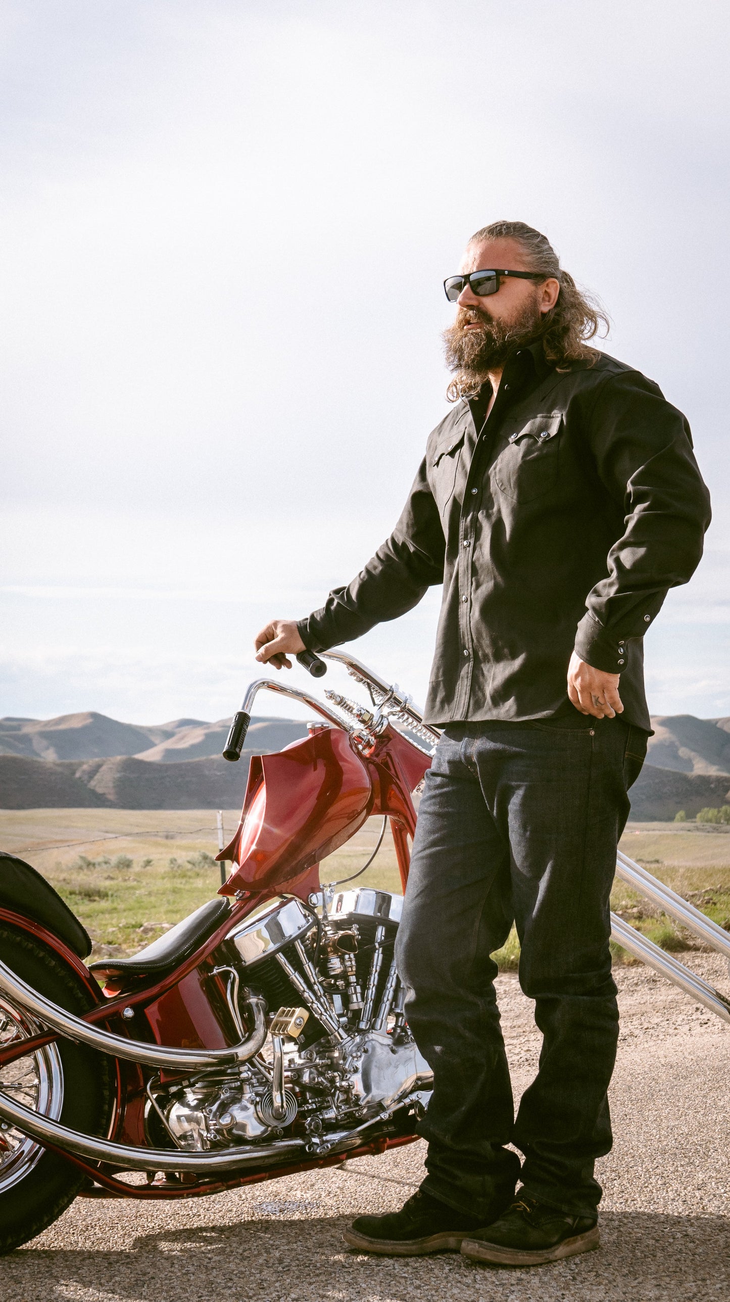 Black Bear Brand - BLACK... Western P-Snap Shirt