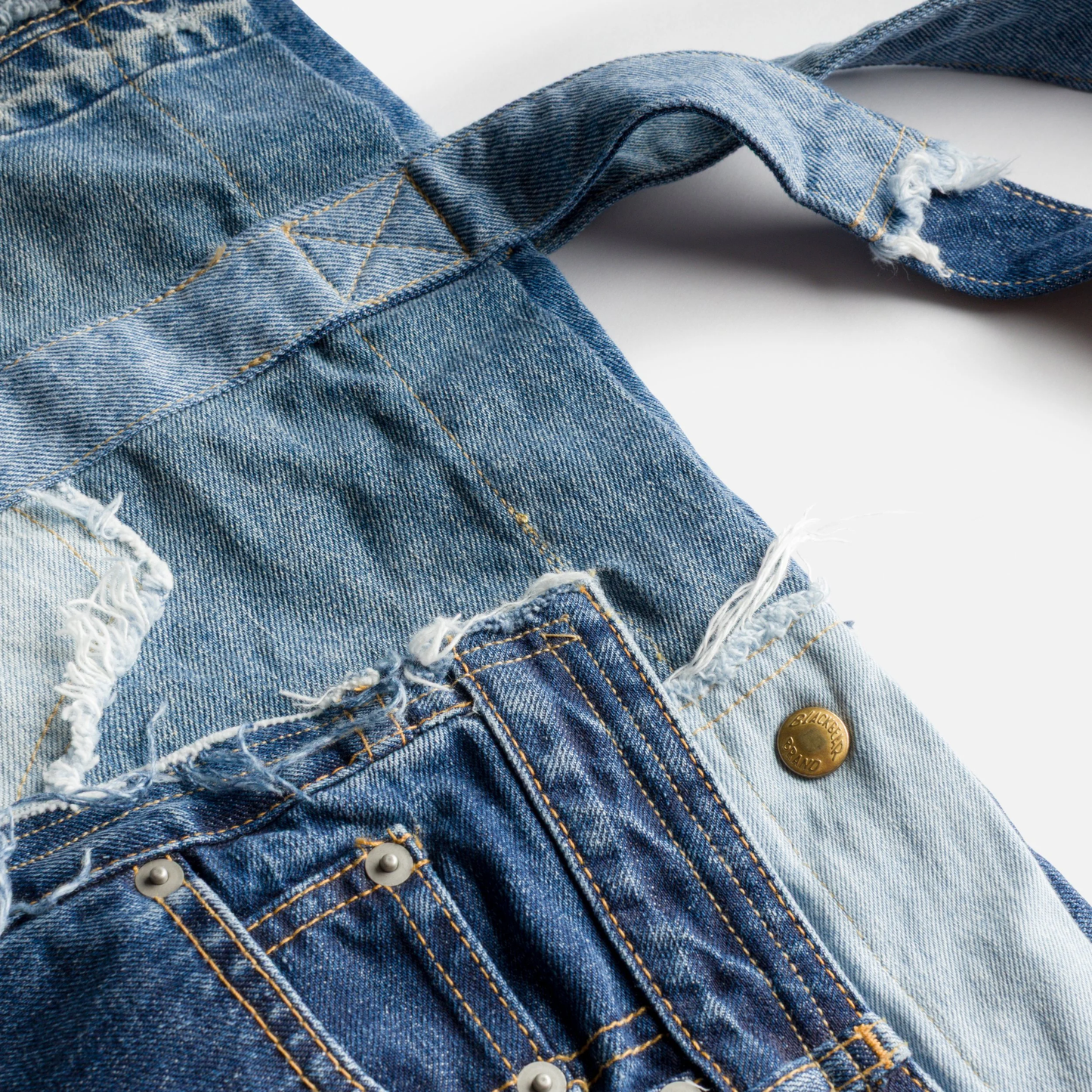 Hand Made VINTAGE DENIM Patch/Work Tote
