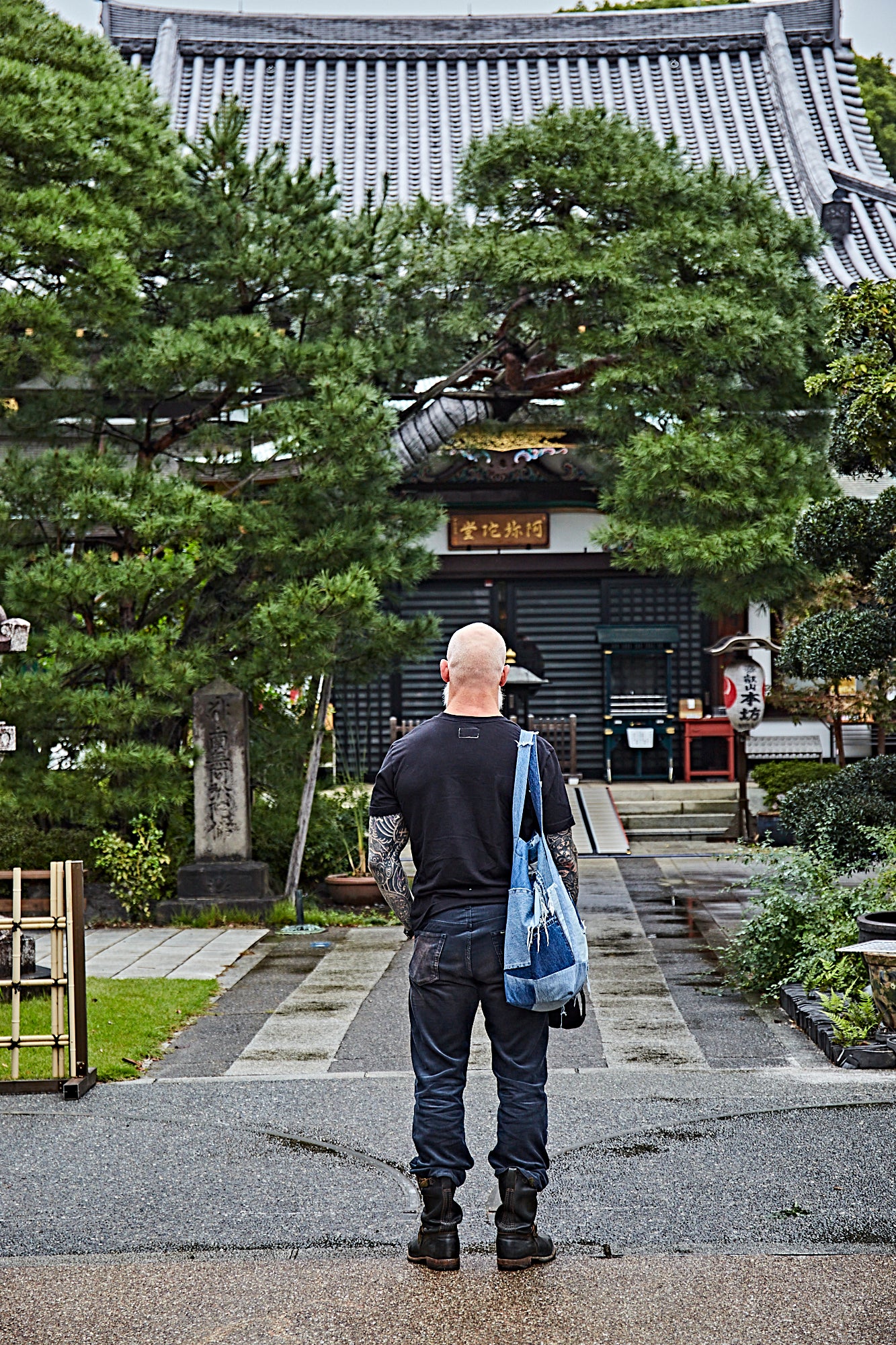 Hand Made VINTAGE DENIM Patch/Work Tote