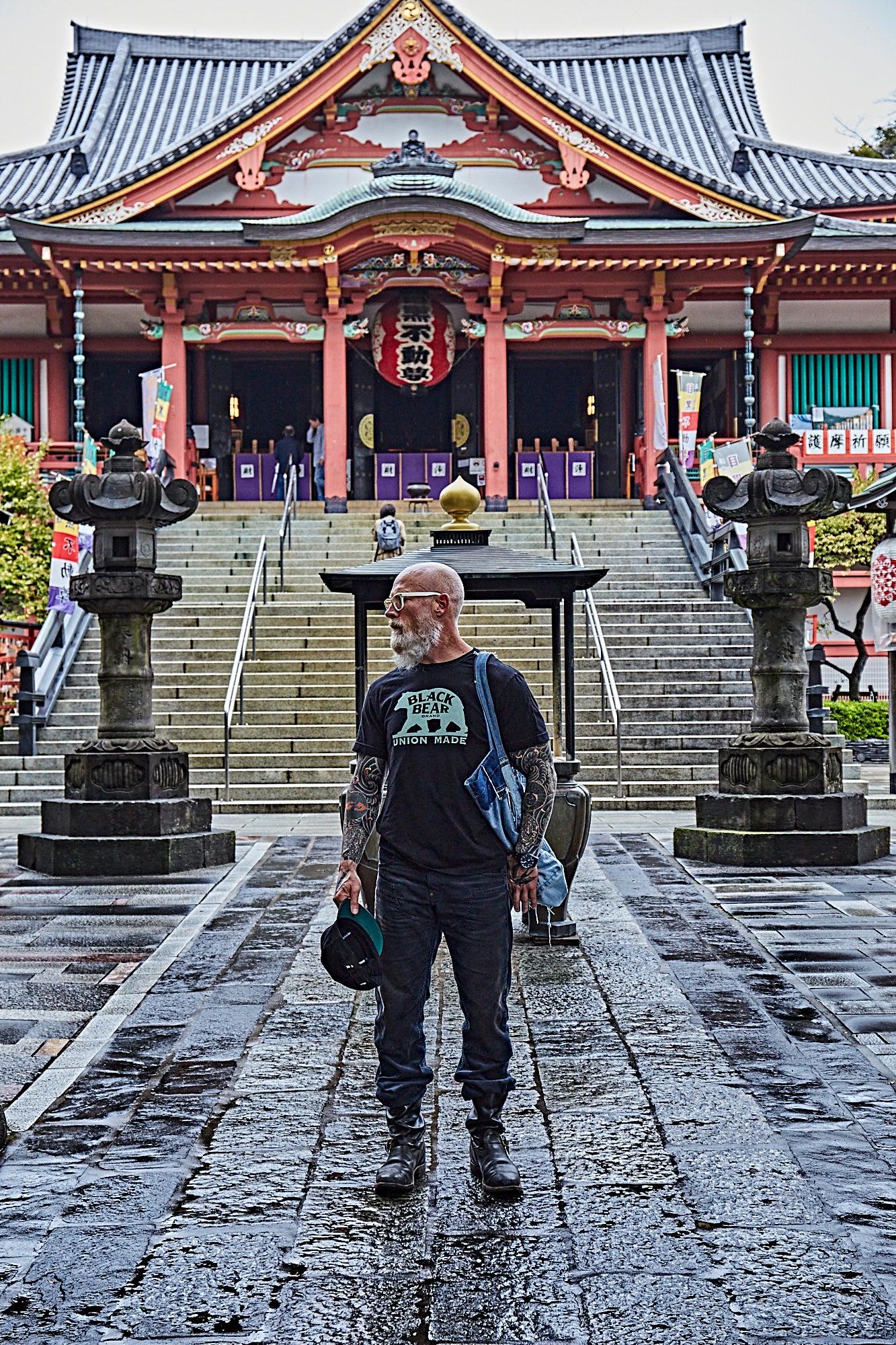 Hand Made VINTAGE DENIM Patch/Work Tote