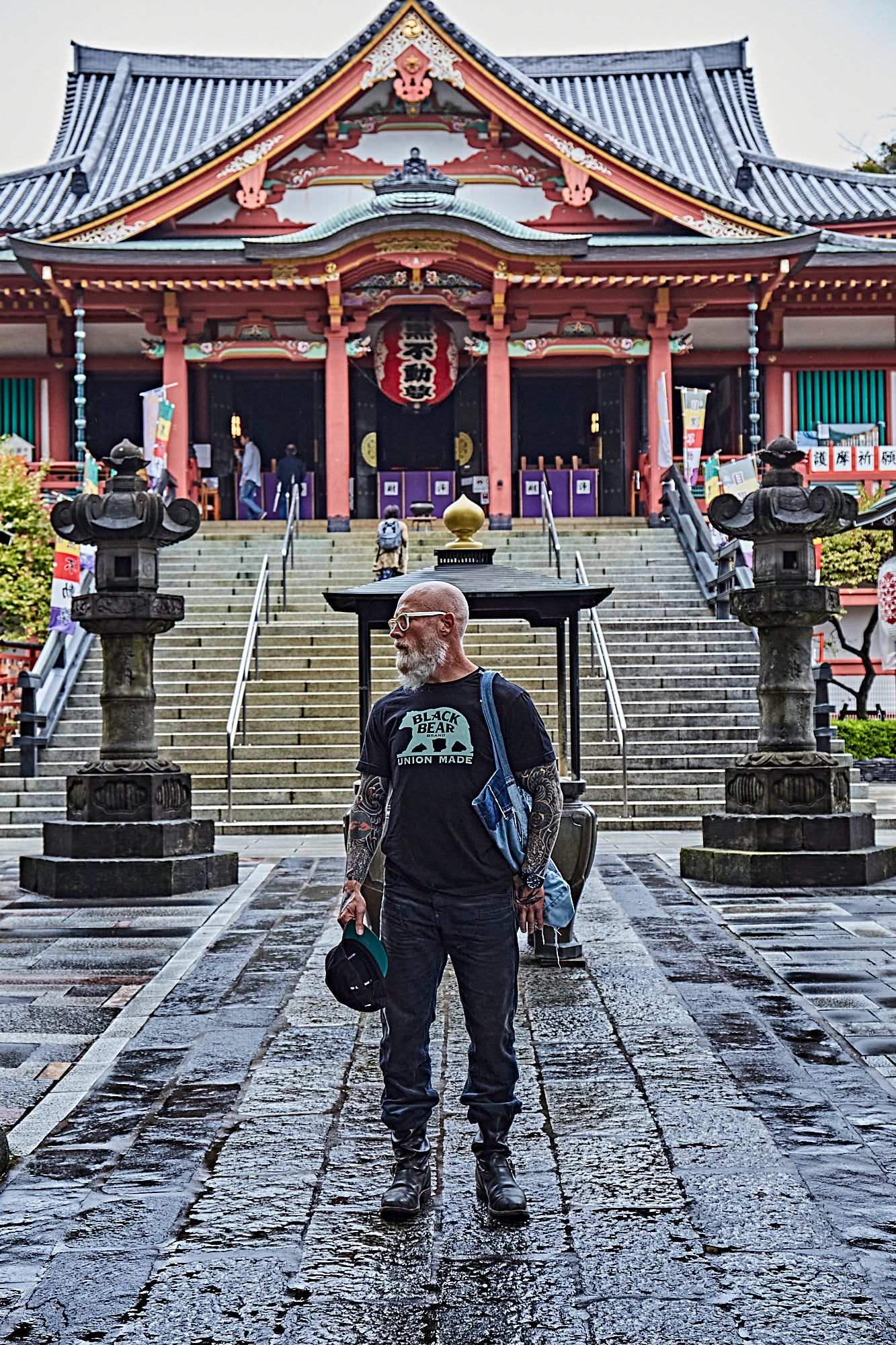 Hand Made VINTAGE DENIM Patch/Work Tote