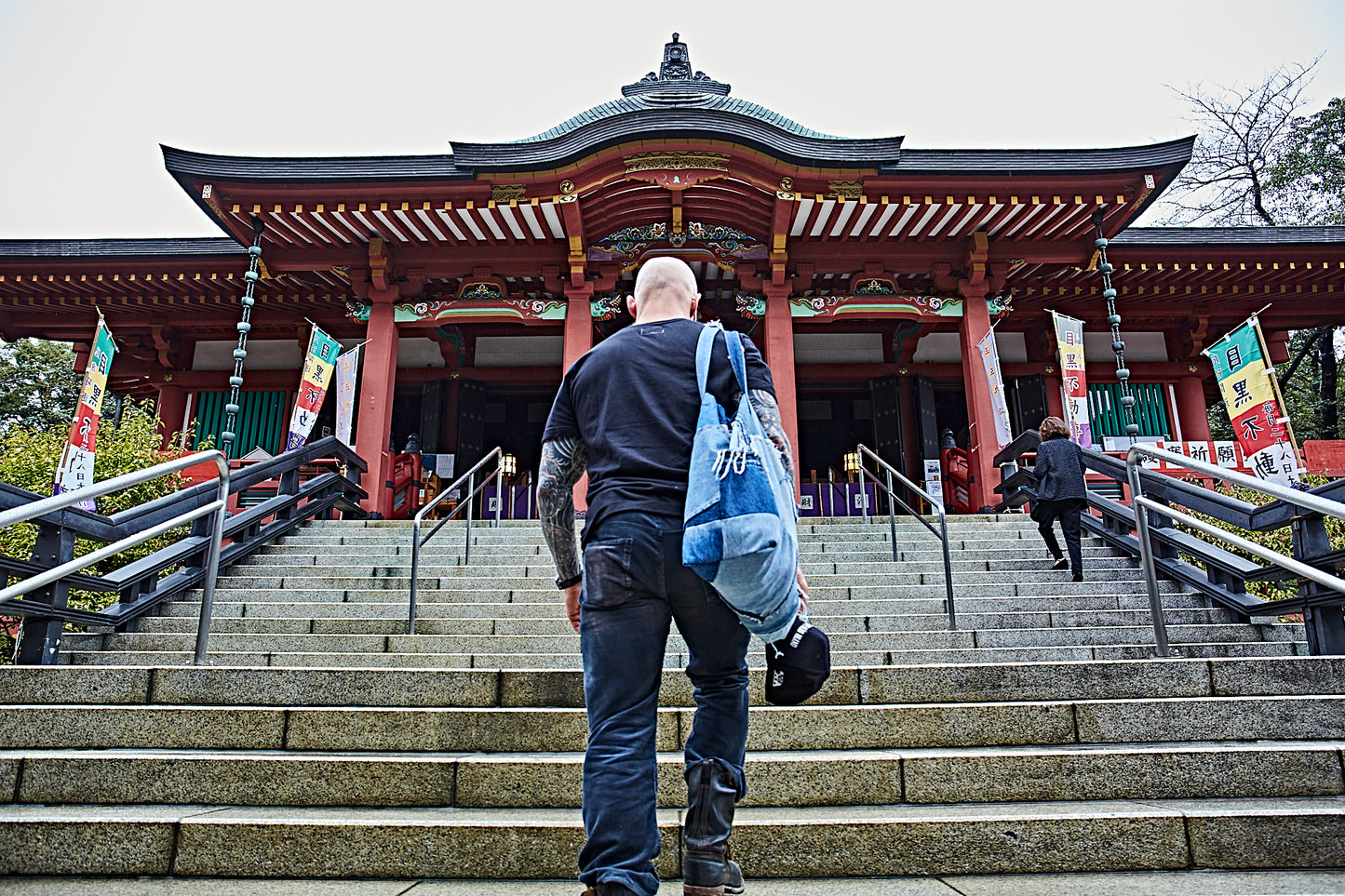 Hand Made VINTAGE DENIM Patch/Work Tote