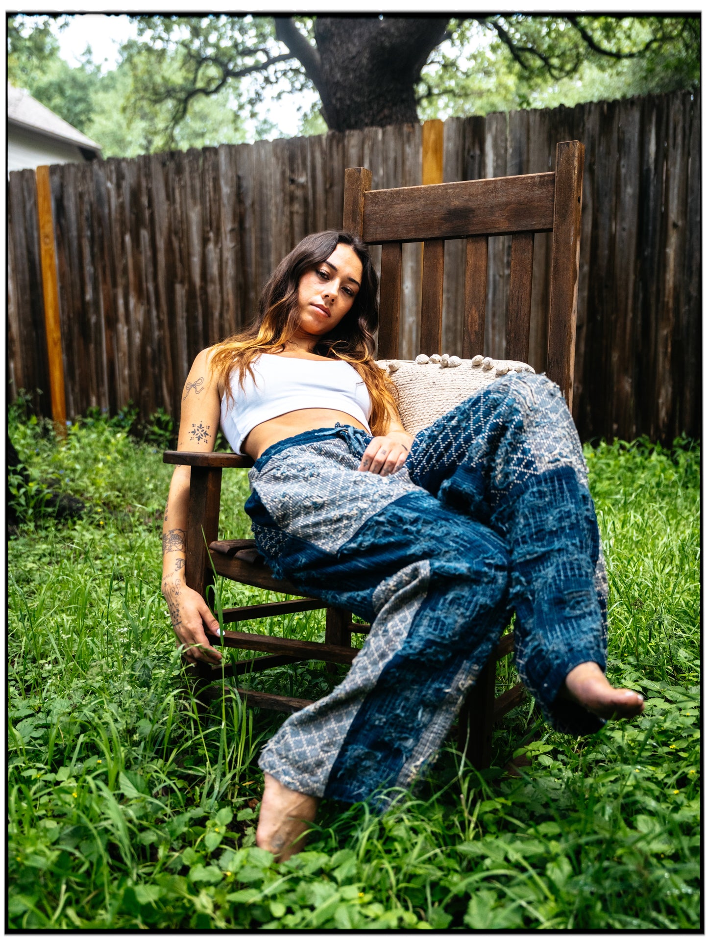 the Black Bear Brand BORO Kung Fu Lounge Pants