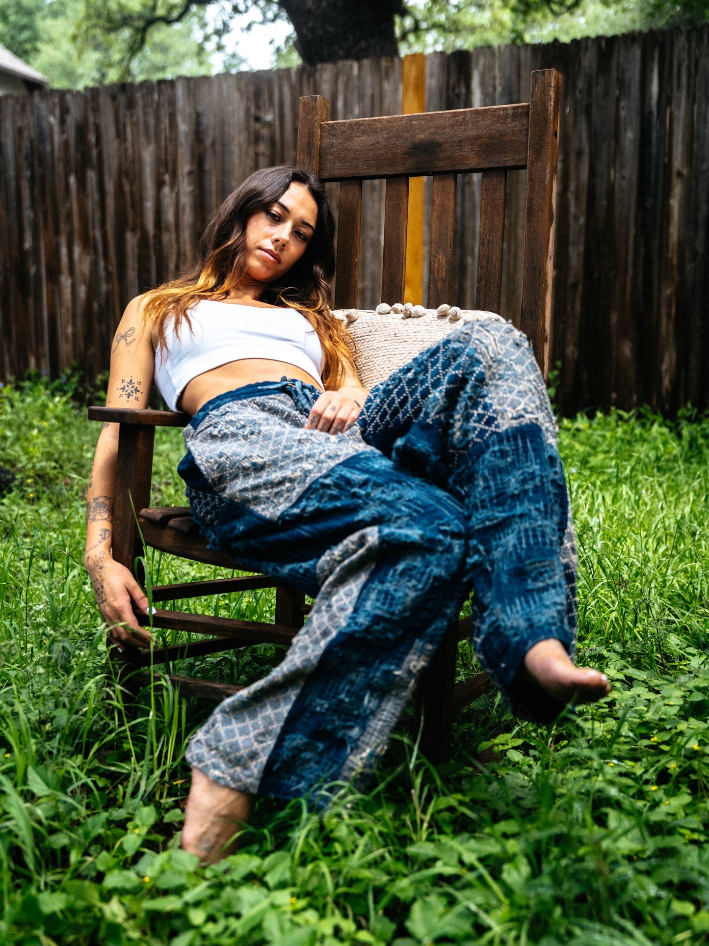 the Black Bear Brand BORO Kung Fu Lounge Pants