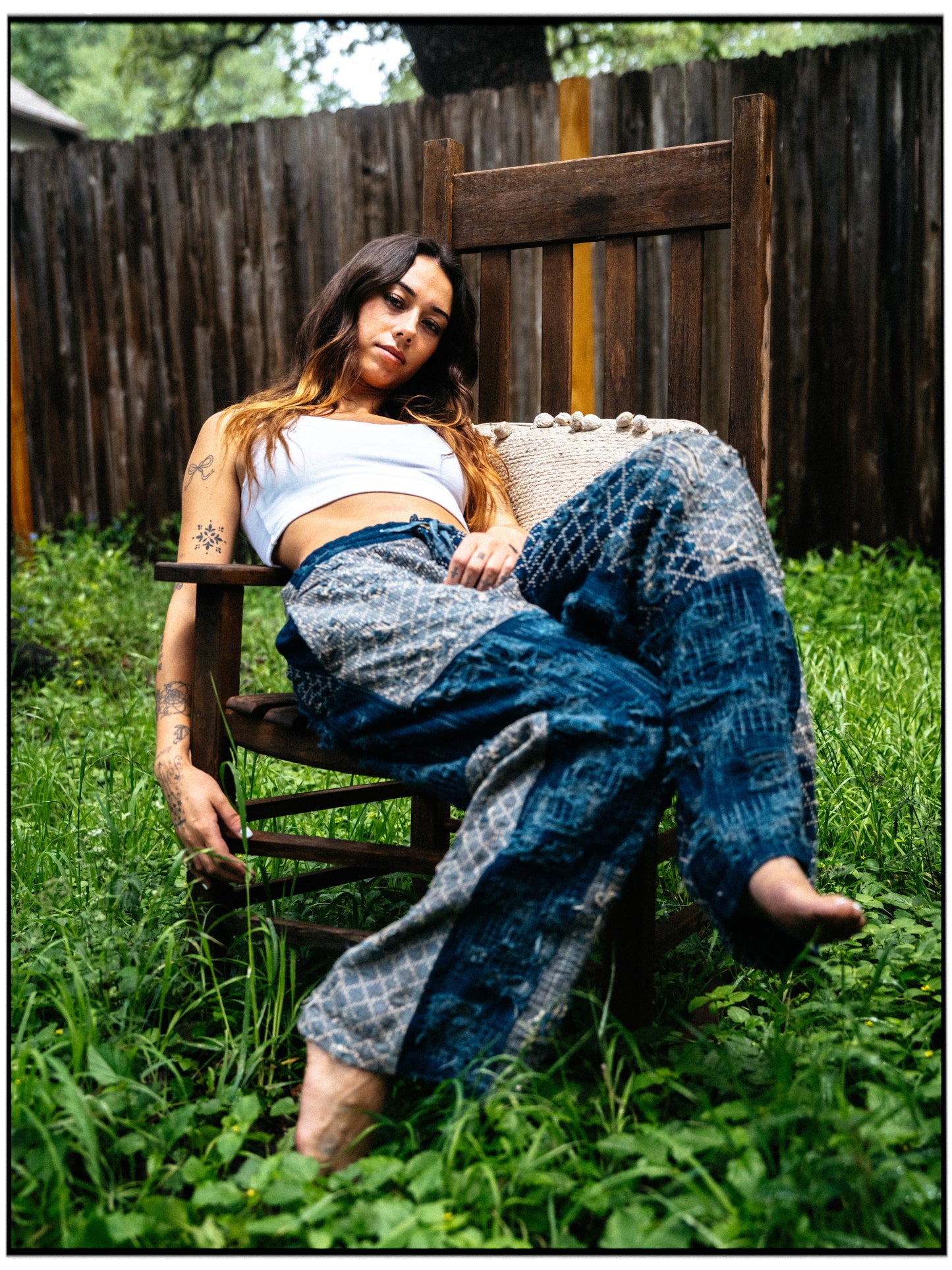 the Black Bear Brand BORO Kung Fu Lounge Pants