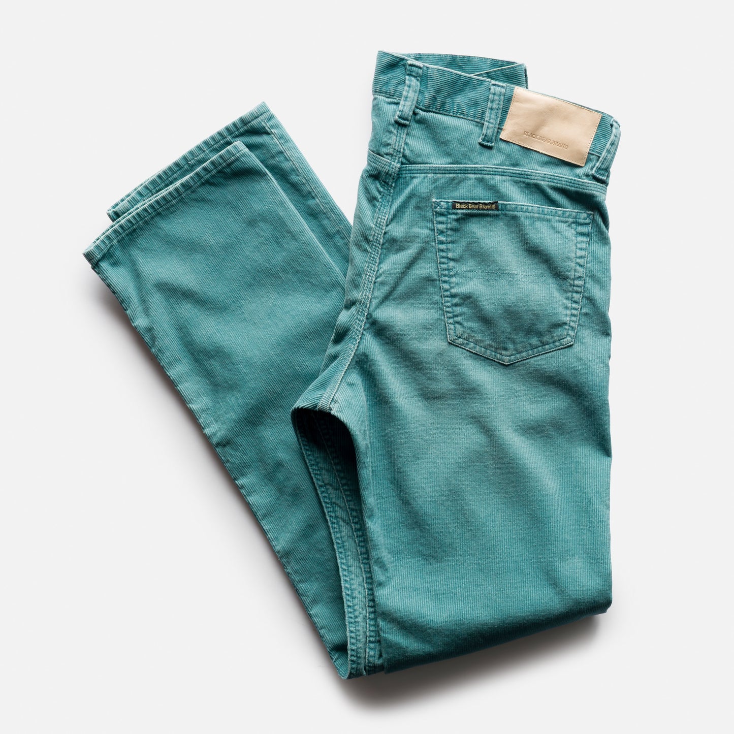the Black Bear Brand Wフロントコーデュロイ OLD OCEAN Blue パンツ
