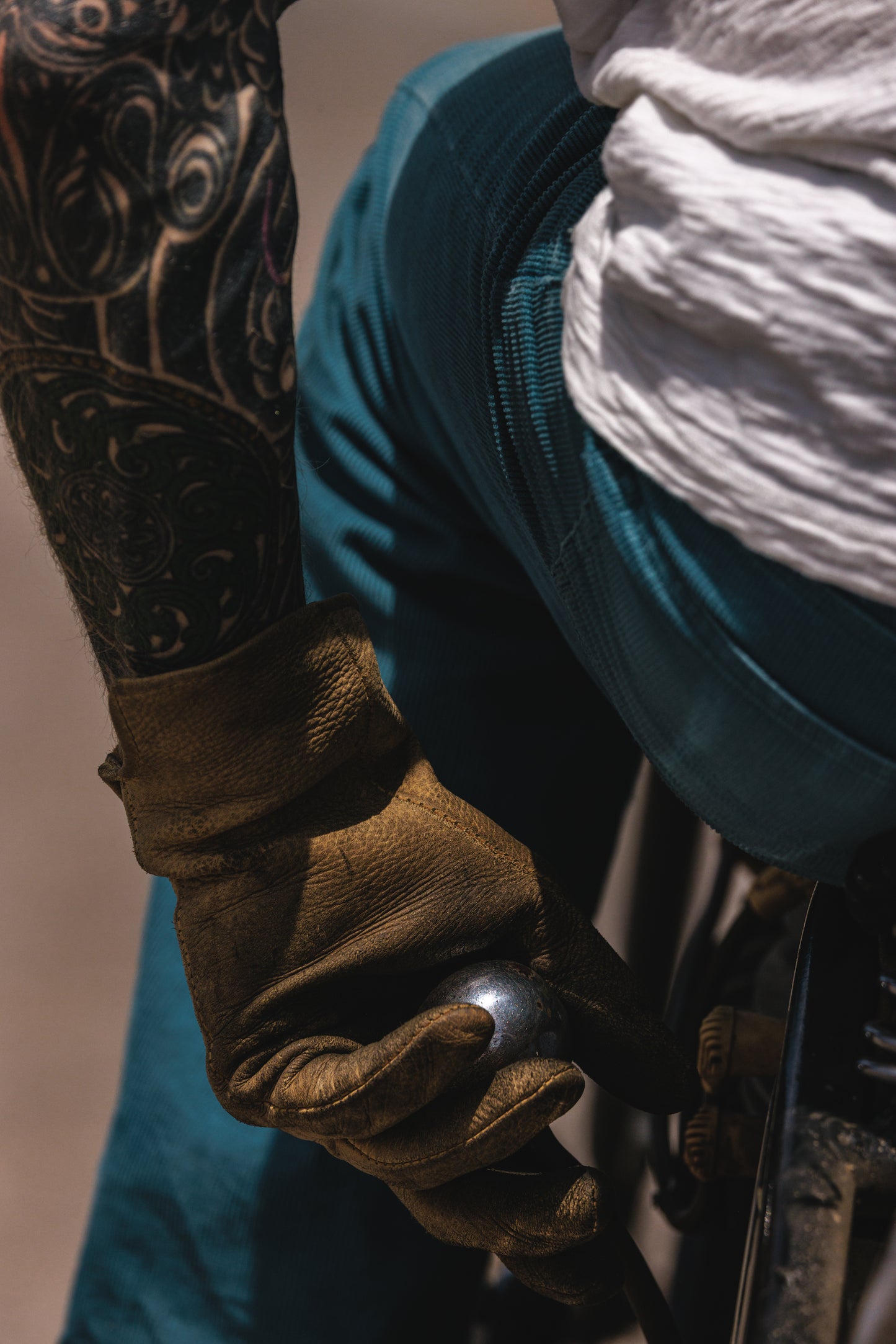 the Black Bear Brand Wフロントコーデュロイ OLD OCEAN Blue パンツ
