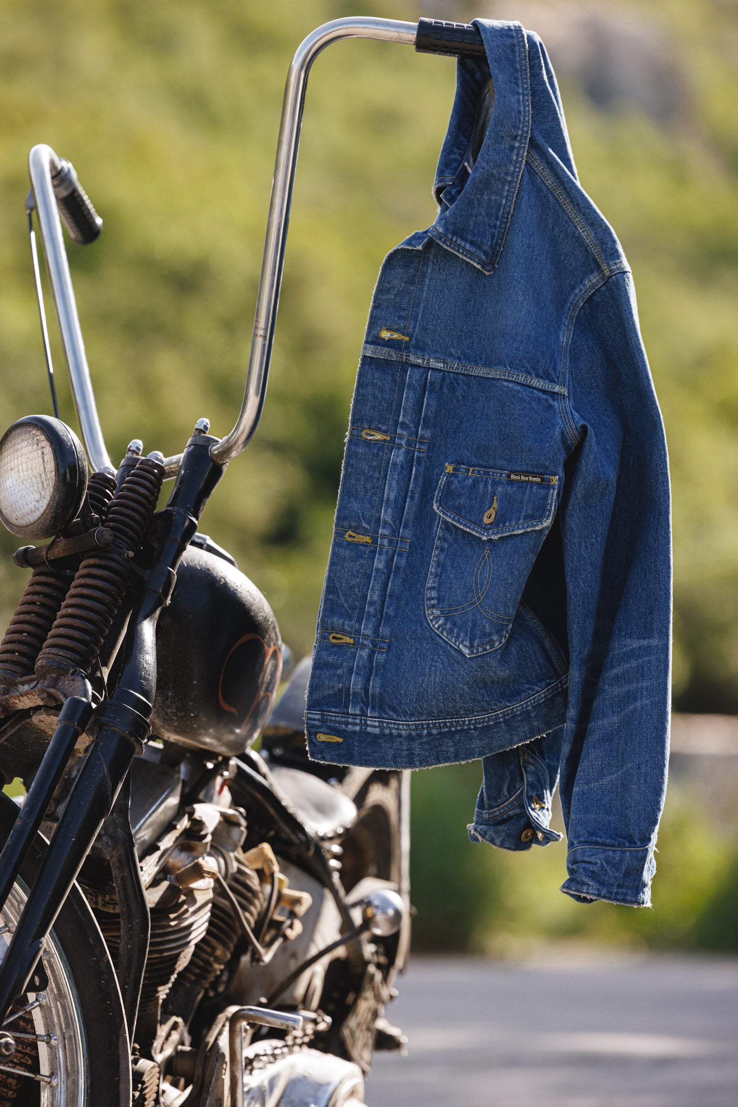 the Sun WASHED - Black Bear Brand ONE Jean Jacket (gen-2)