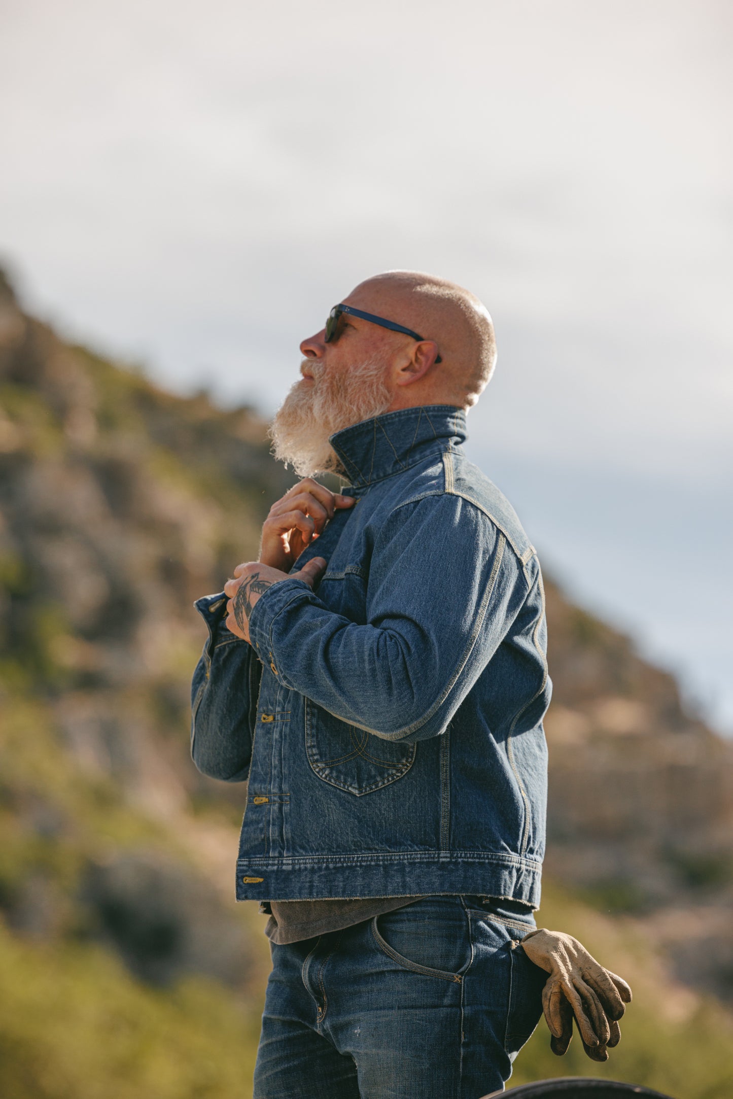 the Sun WASHED - Black Bear Brand ONE Jean Jacket (gen-2)