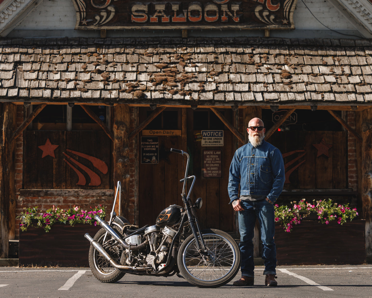 the Sun WASHED - Black Bear Brand ONE Jean Jacket (gen-2)