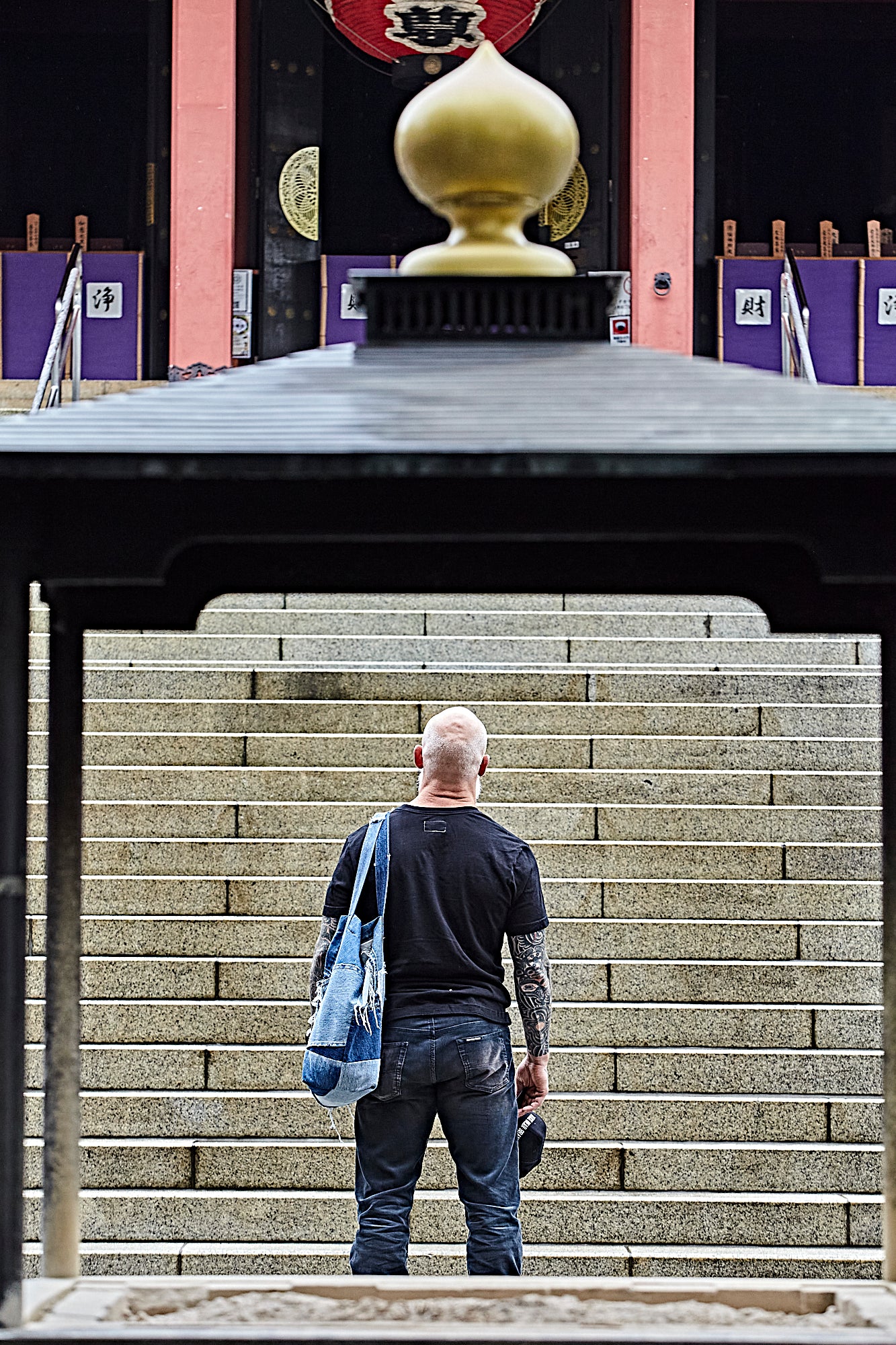 Hand Made VINTAGE DENIM Patch/Work Tote