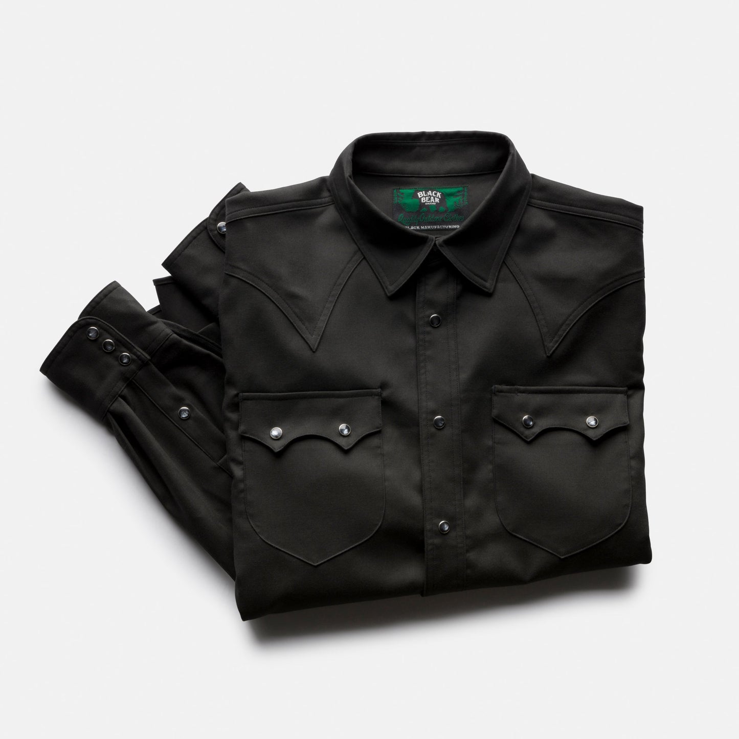 Black Bear Brand - BLACK... Western P-Snap Shirt