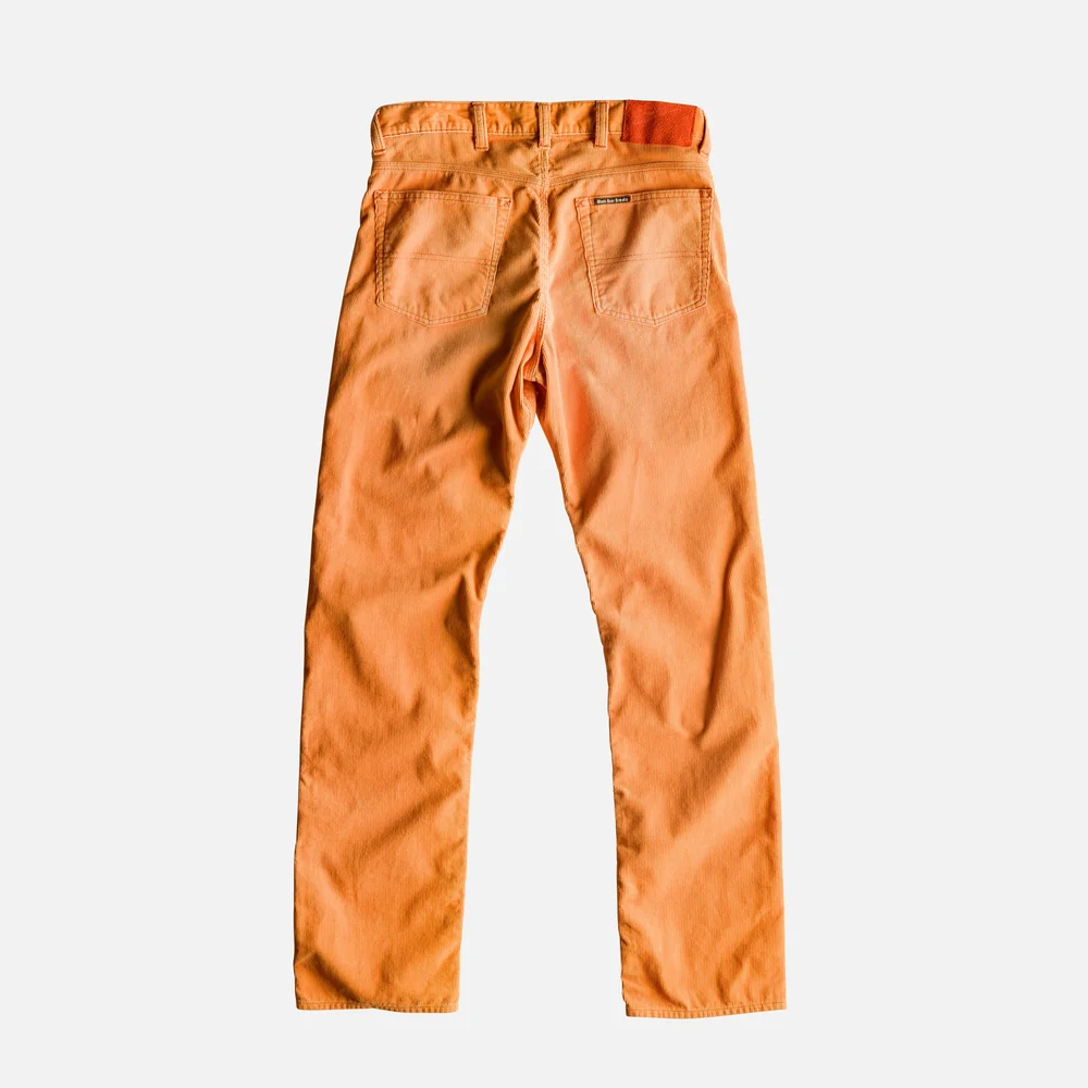 the Black Bear Brand Wフロントコーデュロイ BURNISHED ORANGE パンツ