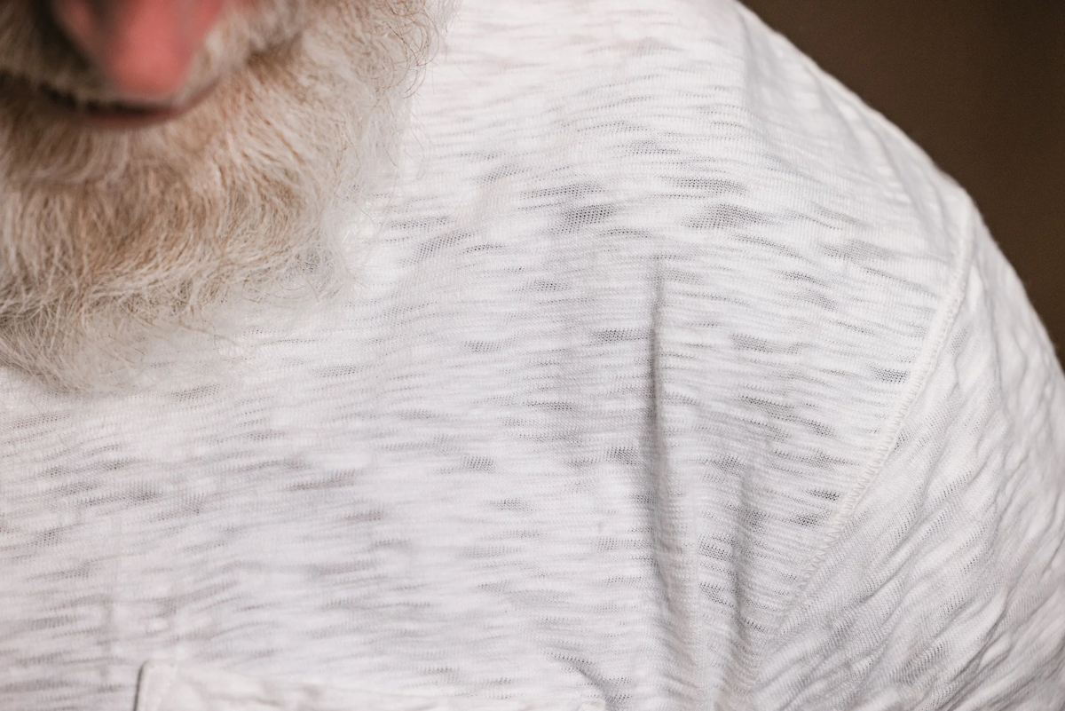 Made In The USA SLUB COTTON POCKET Tee