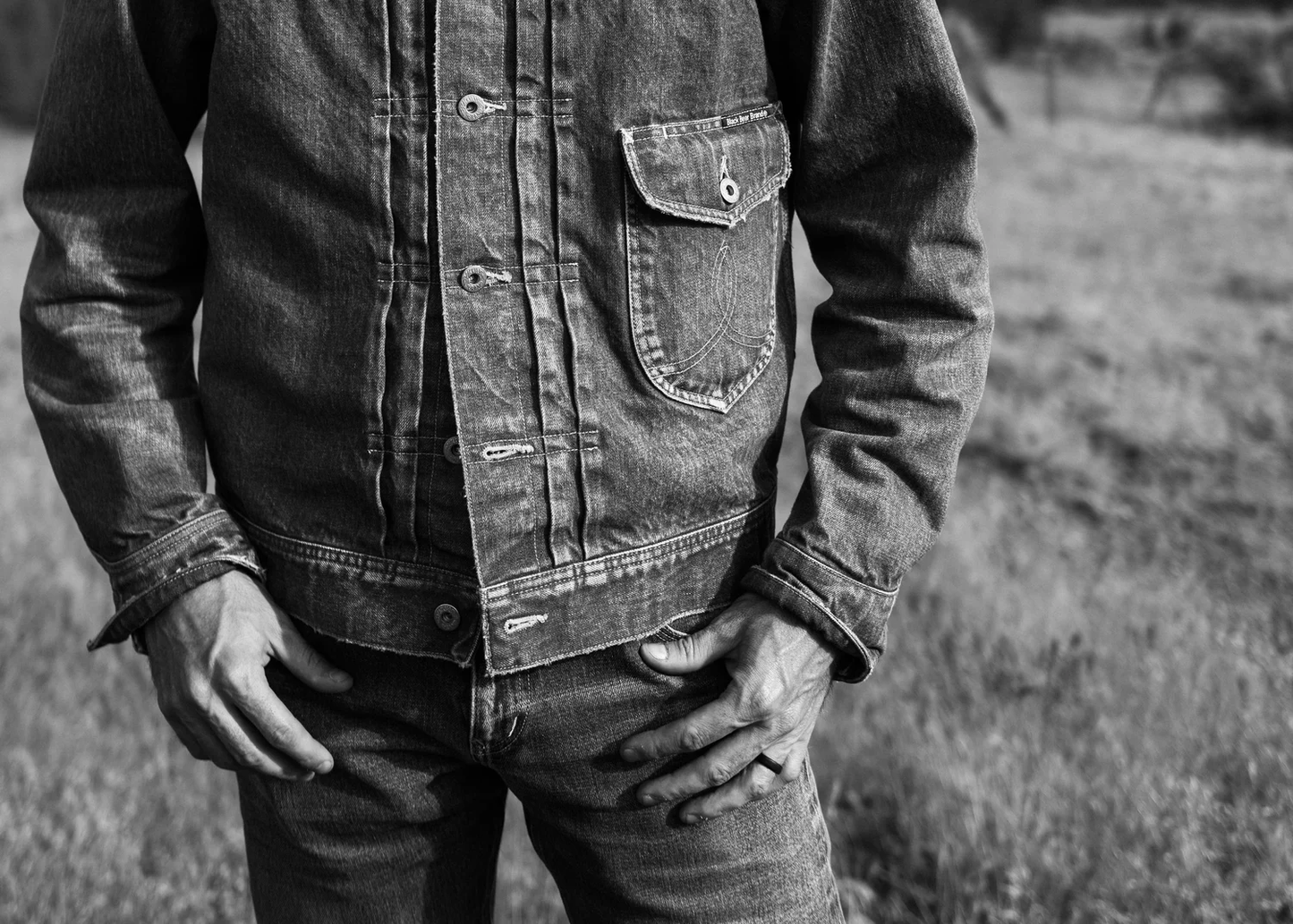 the Sun WASHED - Black Bear Brand ONE Jean Jacket (gen-2)