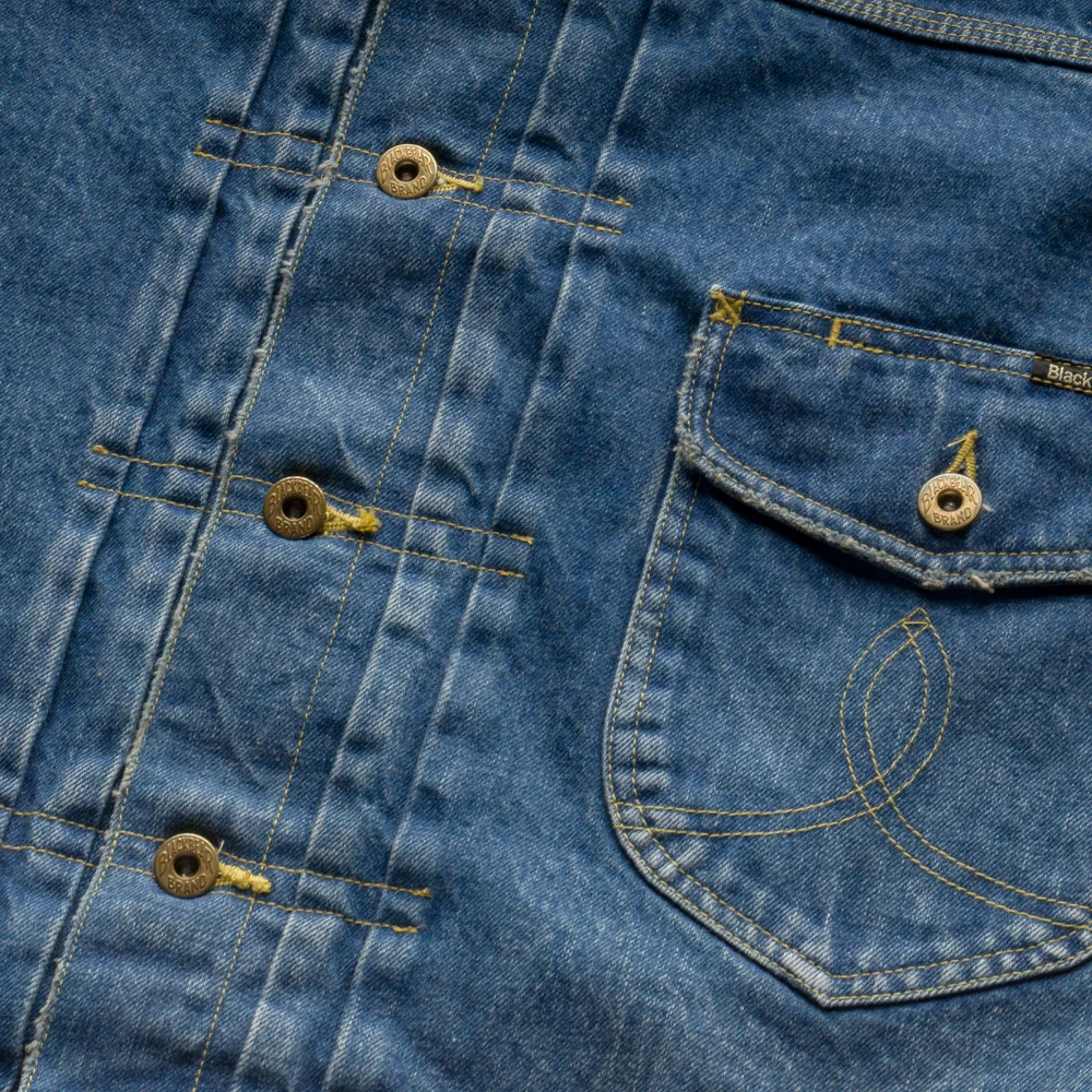 the Sun WASHED - Black Bear Brand ONE Jean Jacket (gen-2)