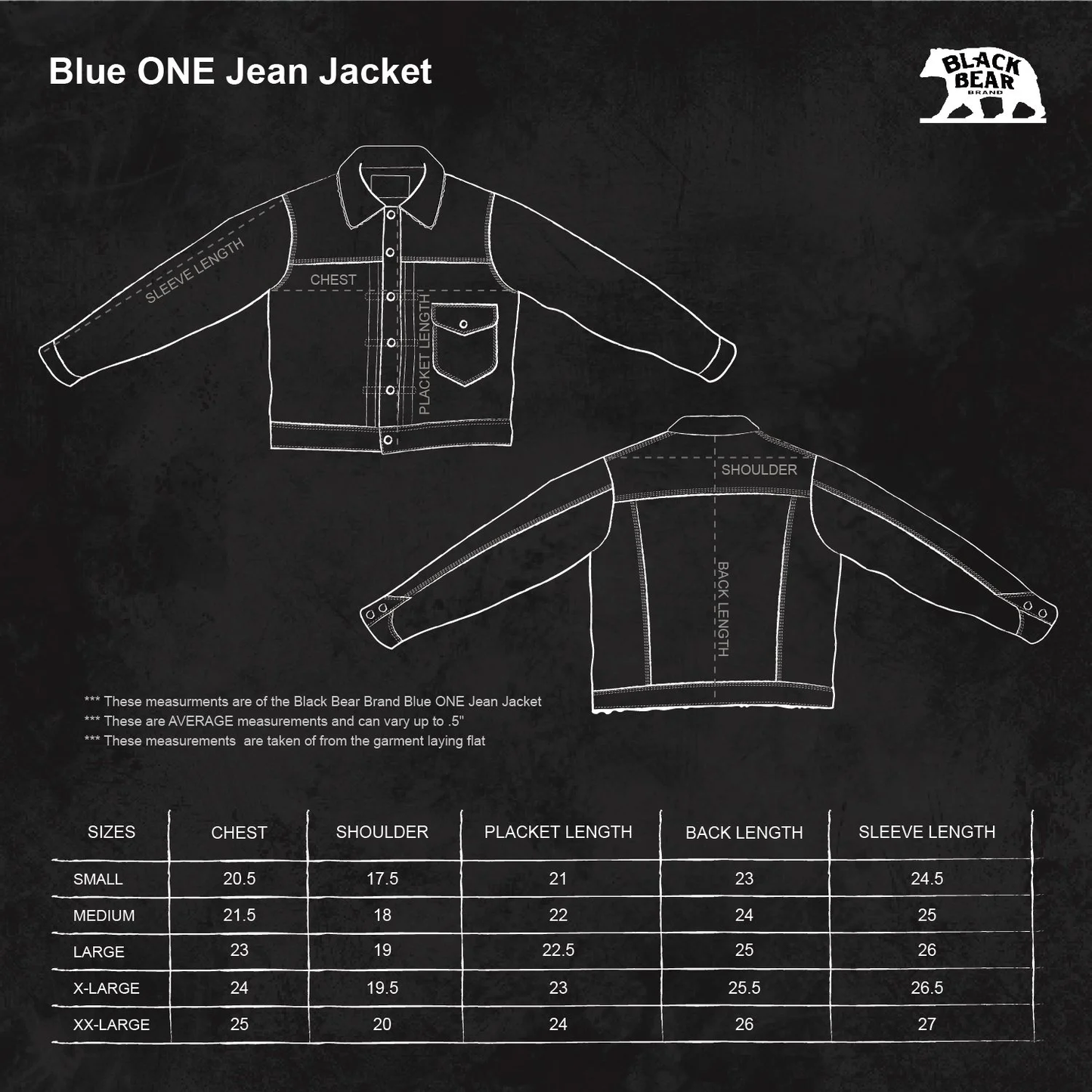 the Black Bear Brand ONE Jean Jacket (gen-2)