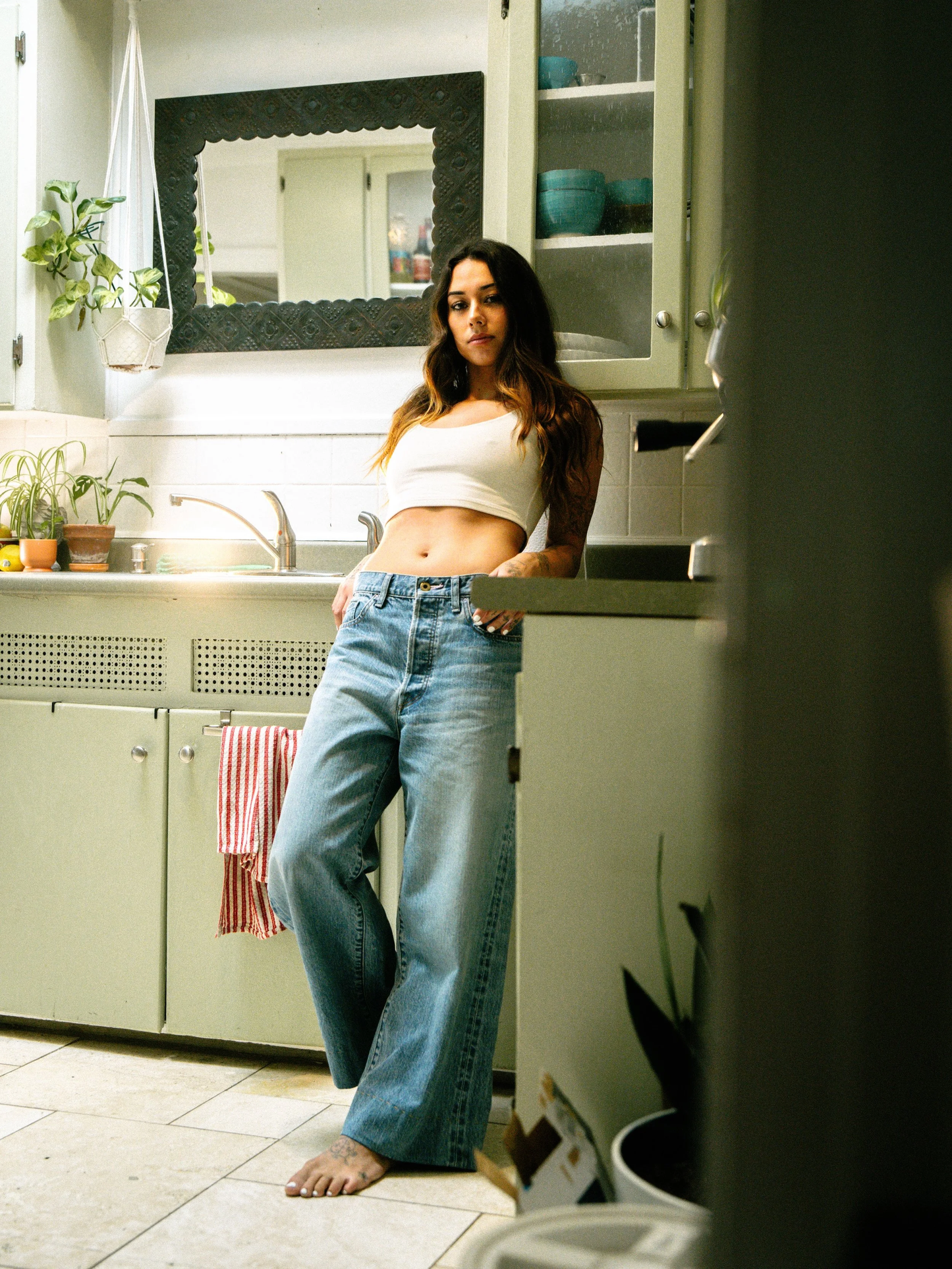 Black Bear Brand WOMAN - Boy Friend Washed Jeans!