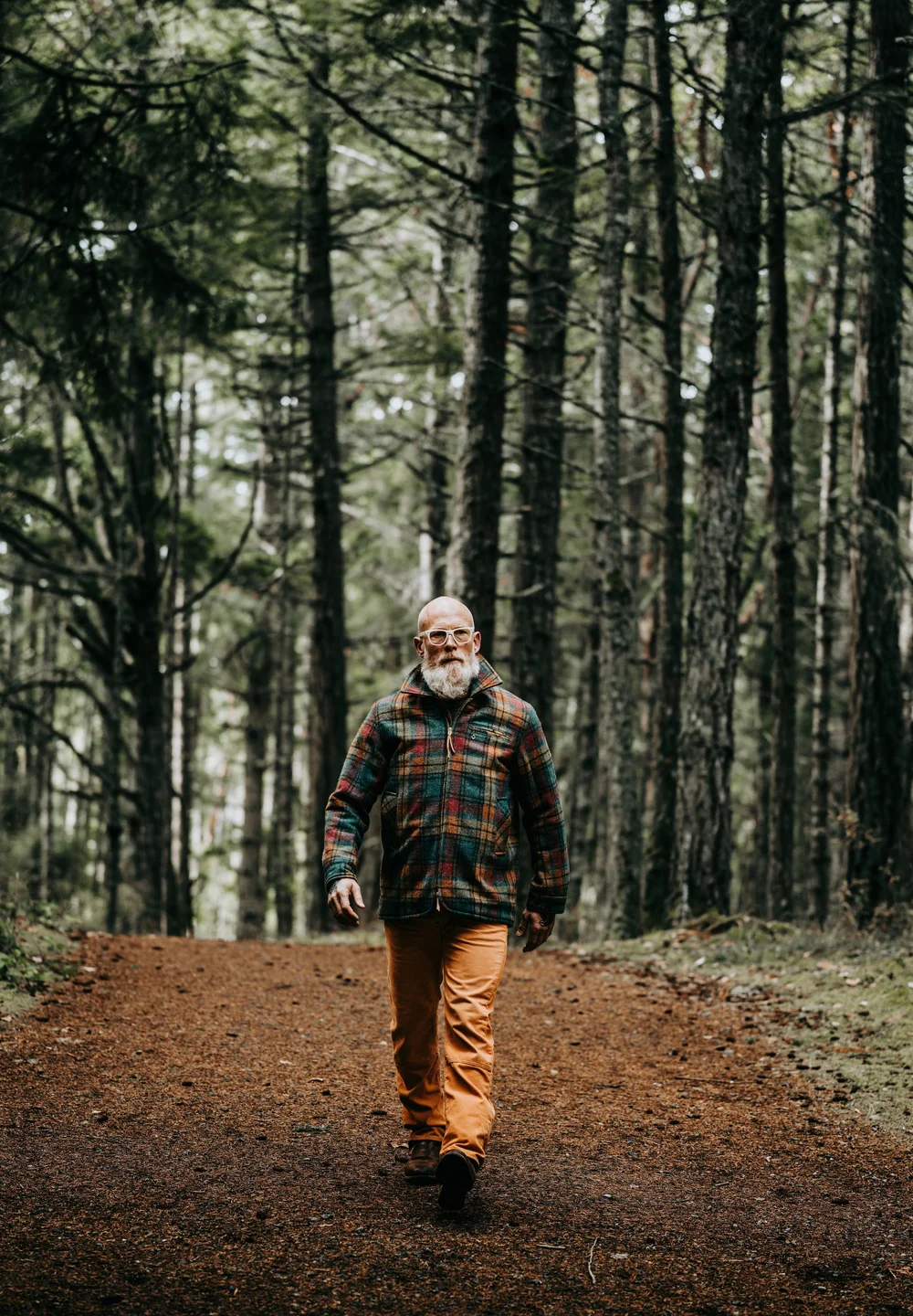 the Black Bear Brand Wフロントコーデュロイ BURNISHED ORANGE パンツ