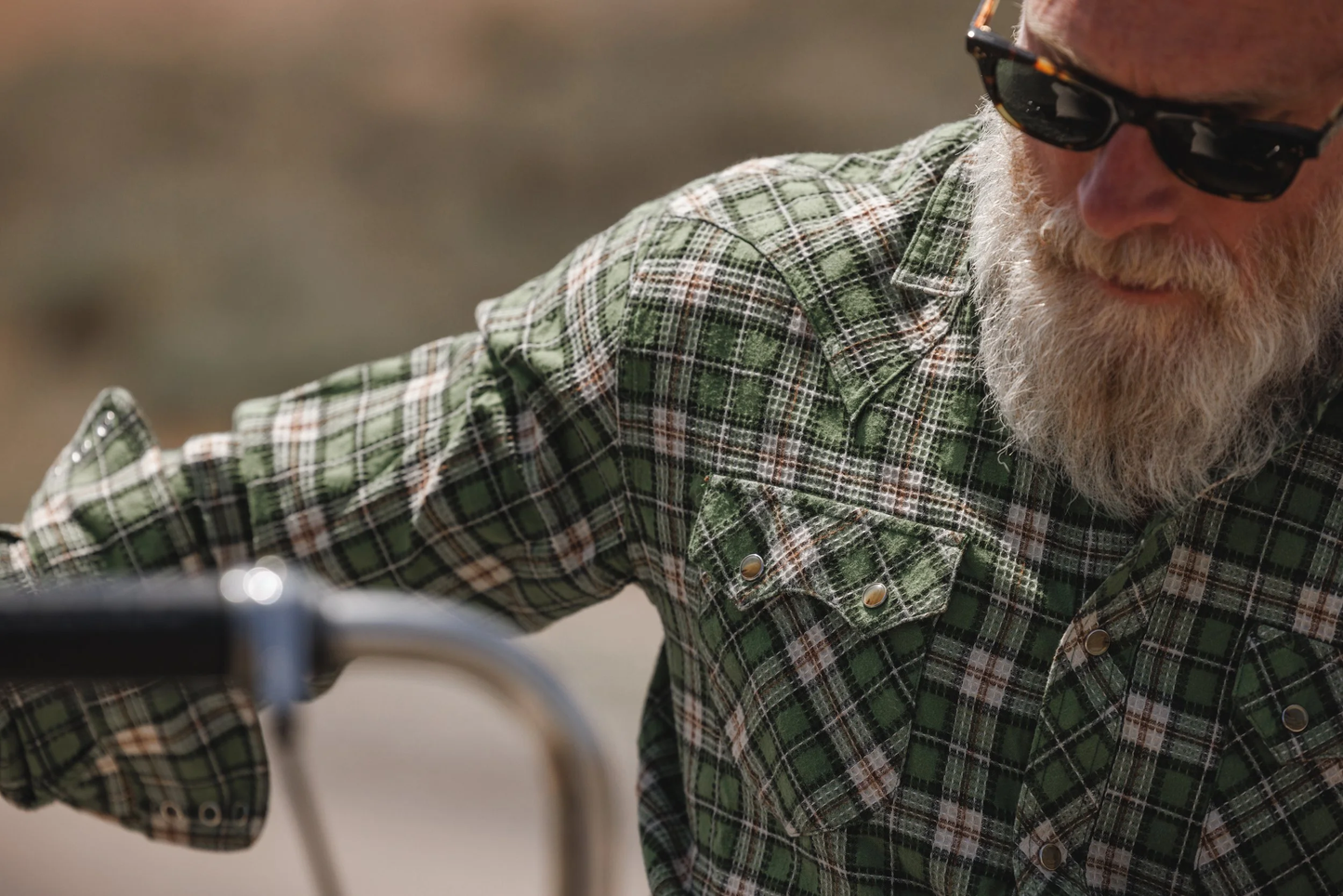 Black Bear Brand EVERGREEN Plaid P-Snap Shirt