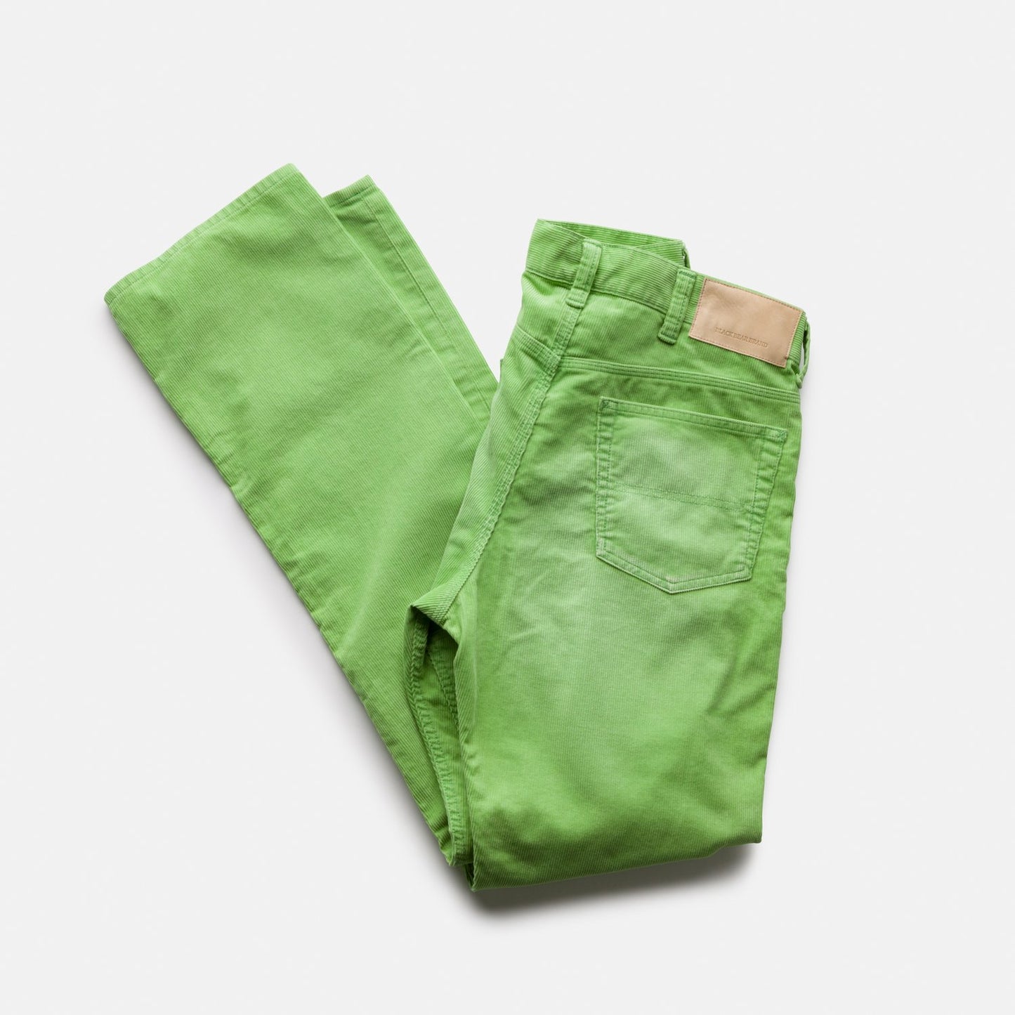 the Black Bear Brand Wフロントコーデュロイ OLD MONEY Green パンツ