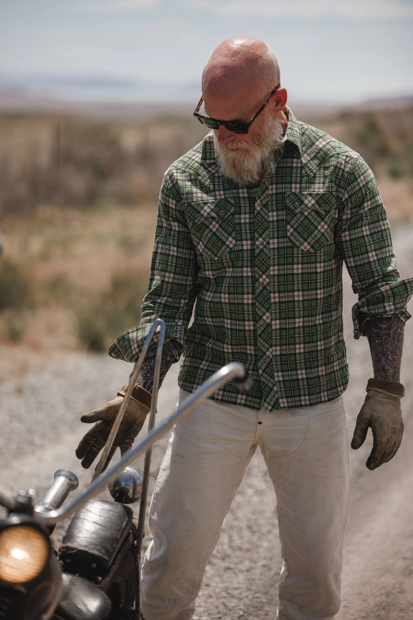 Black Bear Brand EVERGREEN Plaid P-Snap Shirt