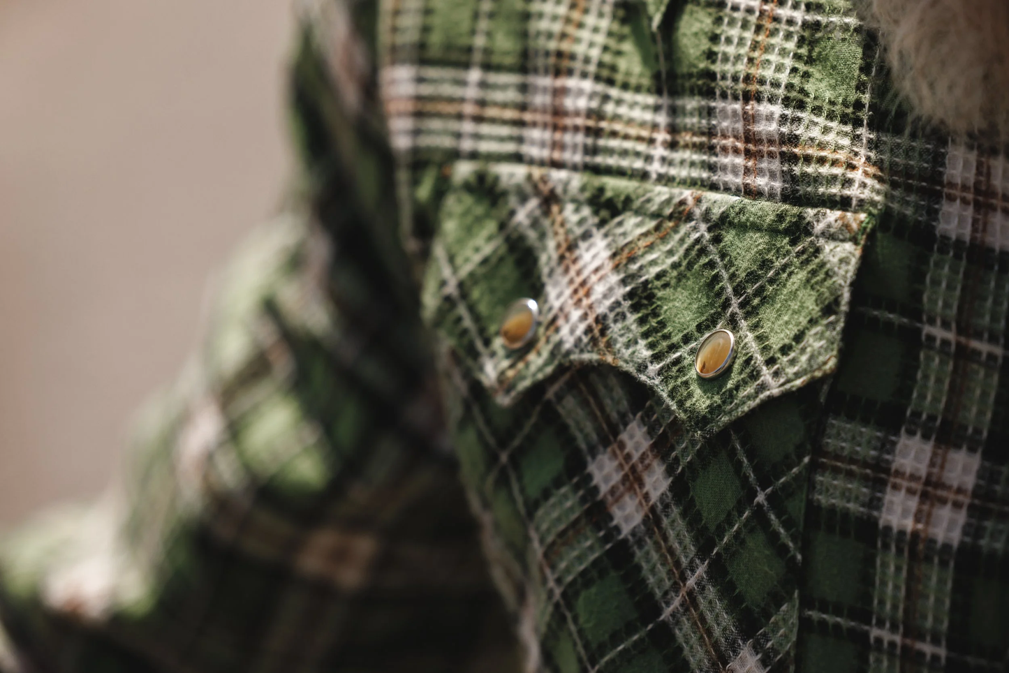 Black Bear Brand EVERGREEN Plaid P-Snap Shirt