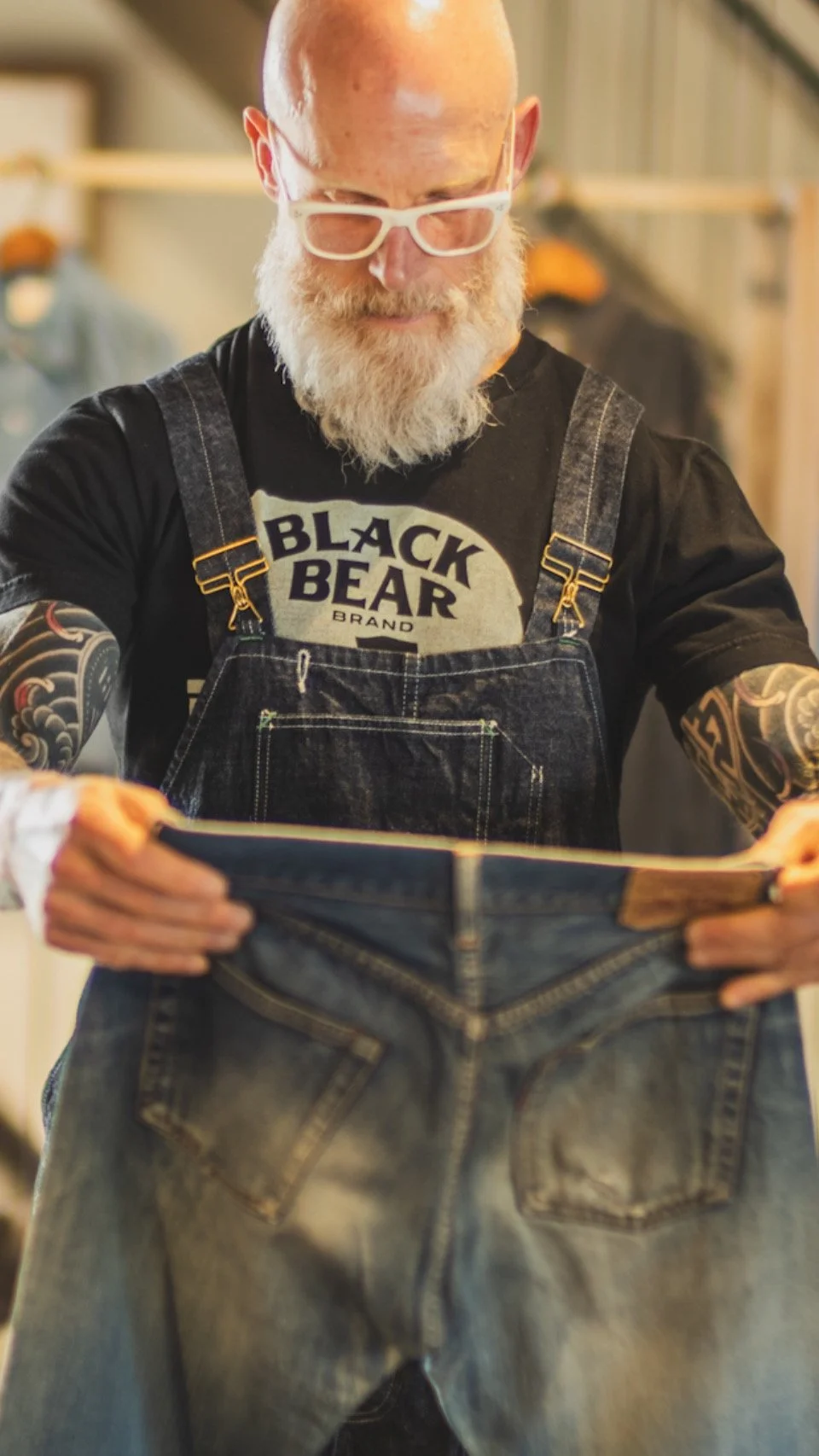 1940年代　BLACKBEARBRANDオーバーオール Black Bear Brand - Overalls 