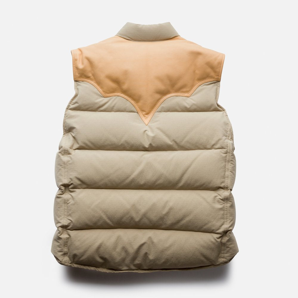 Black Bear Brand GOOSE DOWN Vest - Desert