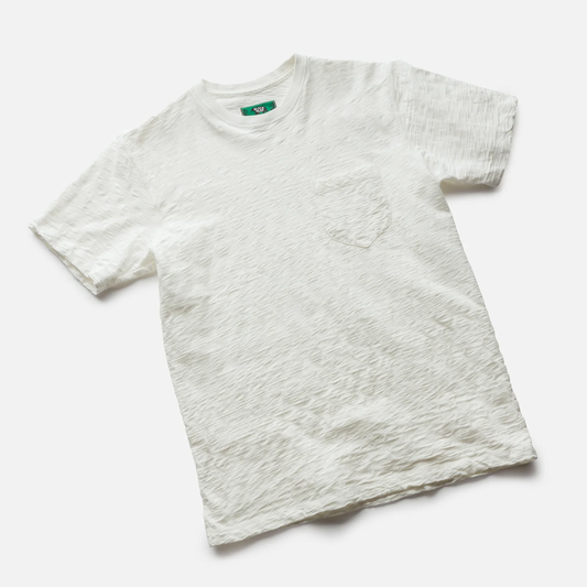Made In The USA SLUB COTTON POCKET Tee